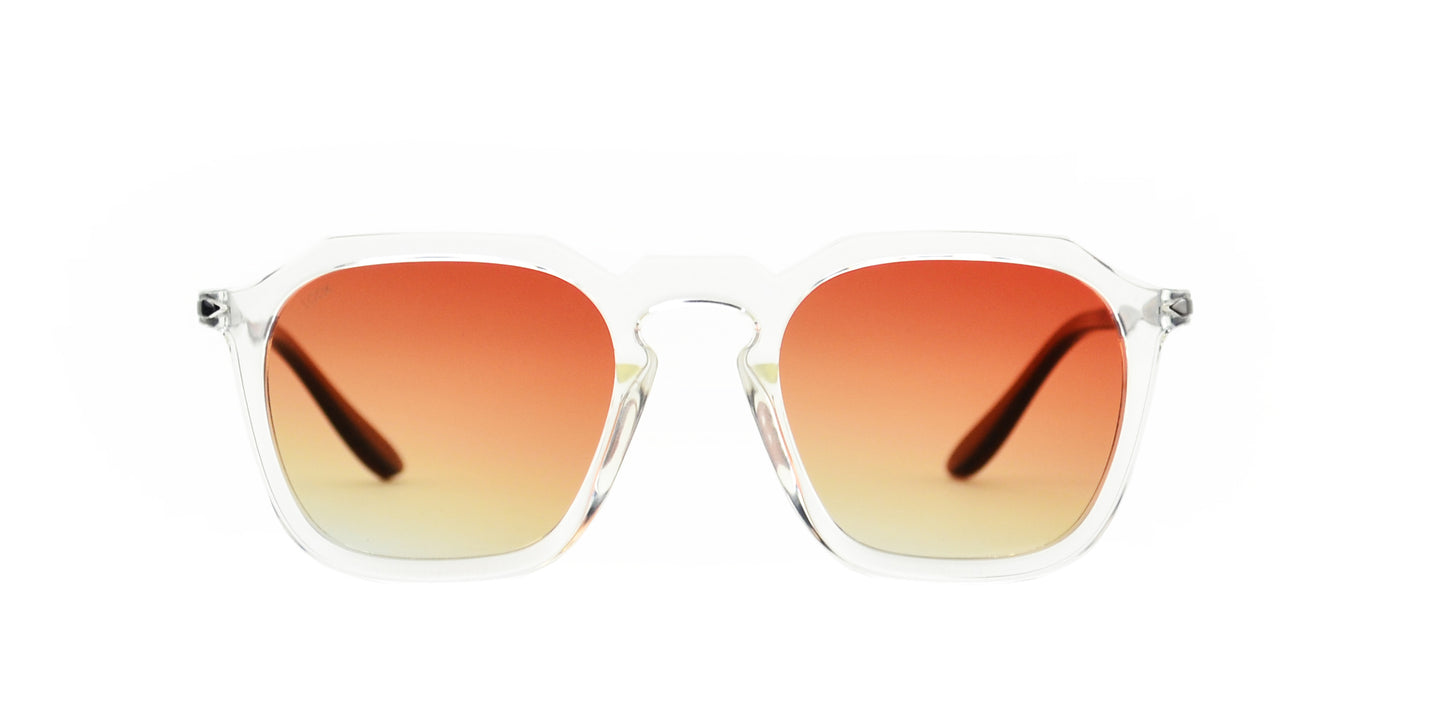 LOOKlight Francisco Crystal Brown Unisex Güneş Gözlüğü