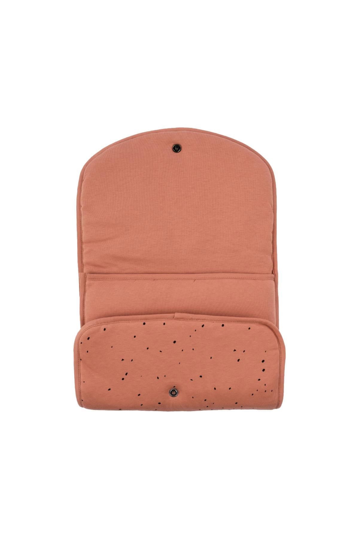 Cepli Alt Açma Minderi Çanta Cosmos Pembe Organik Pamuk - Riki Baby&Kids