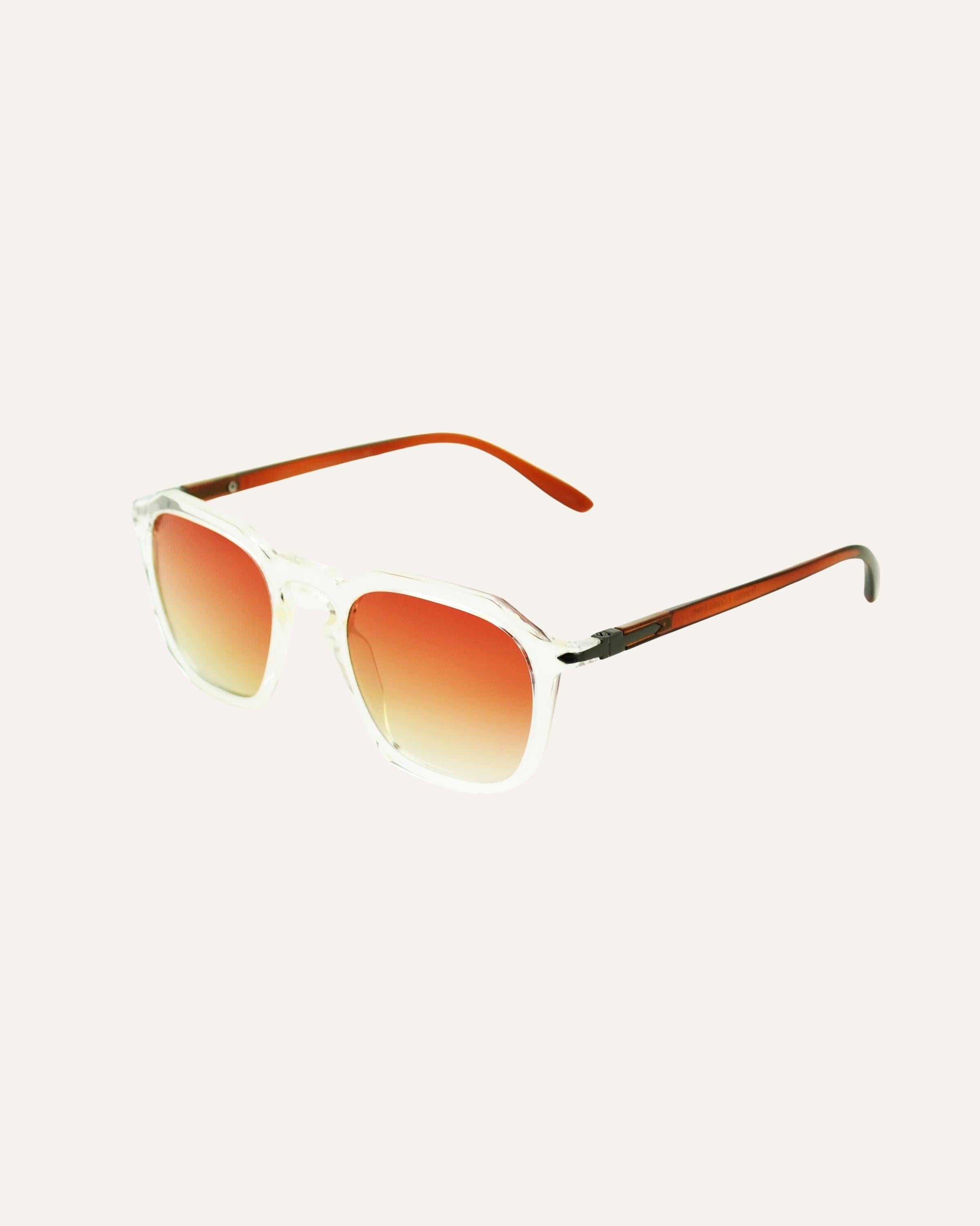 LOOKlight Francisco Crystal Brown Unisex Güneş Gözlüğü
