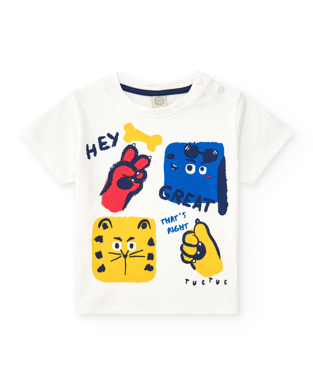 Tuc Tuc Erkek Çocuk 2'li Tişört ve Mavi Şort Takımı
