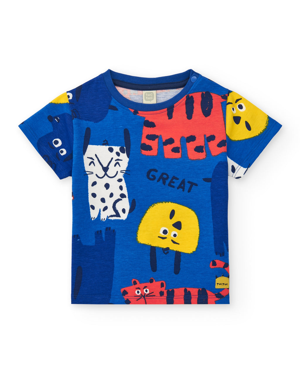 Tuc Tuc Erkek Çocuk 2'li Tişört ve Mavi Şort Takımı