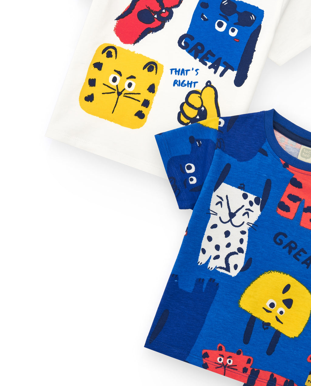 Tuc Tuc Erkek Çocuk 2'li Tişört ve Mavi Şort Takımı