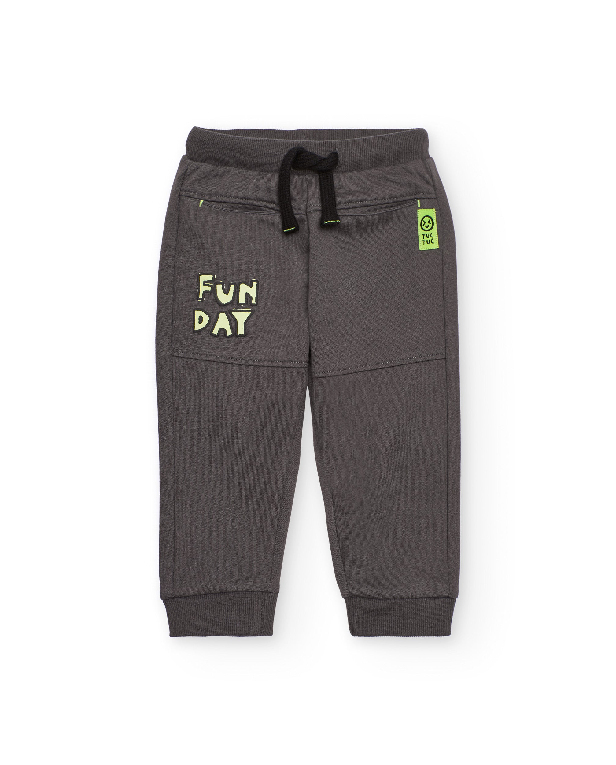 Tuc Tuc erkek çocuk füme jogger eşofman altı – Fun Day baskılı