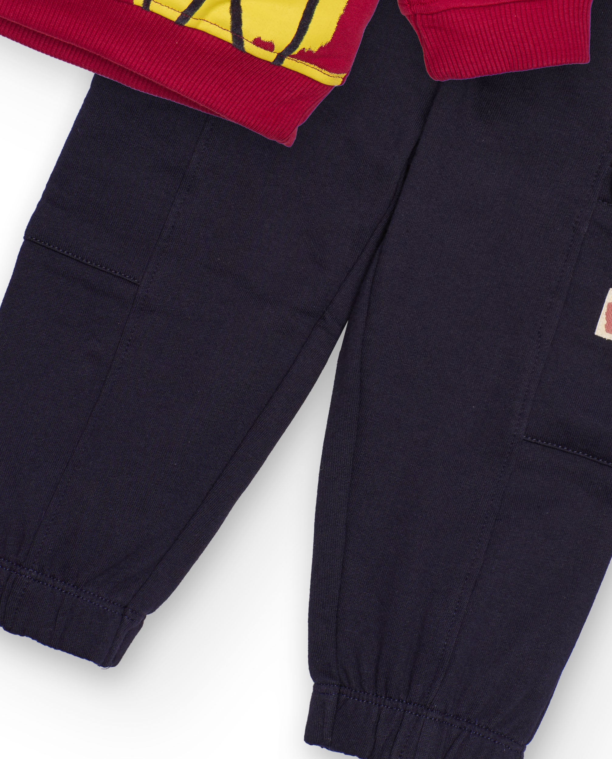 Tuc Tuc Dedektif Köpek Baskılı Sweatshirt & Kargo Cepli Jogger Pantolon 2'li Takım