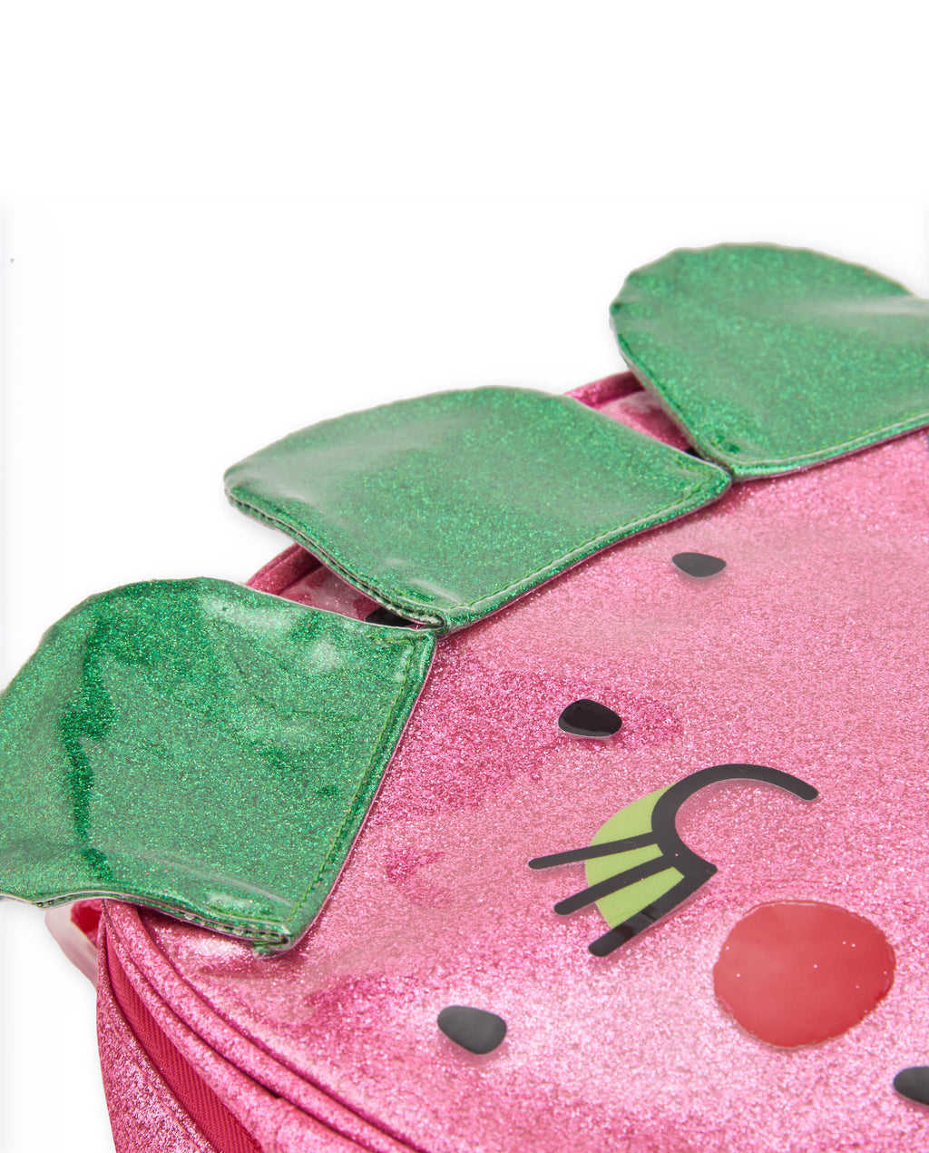 Tuc Tuc Kız Çocuk Çilek Şekilli Simli Sırt Çantası — Pembe Glitter