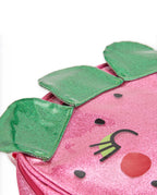 Tuc Tuc Kız Çocuk Çilek Şekilli Simli Sırt Çantası — Pembe Glitter