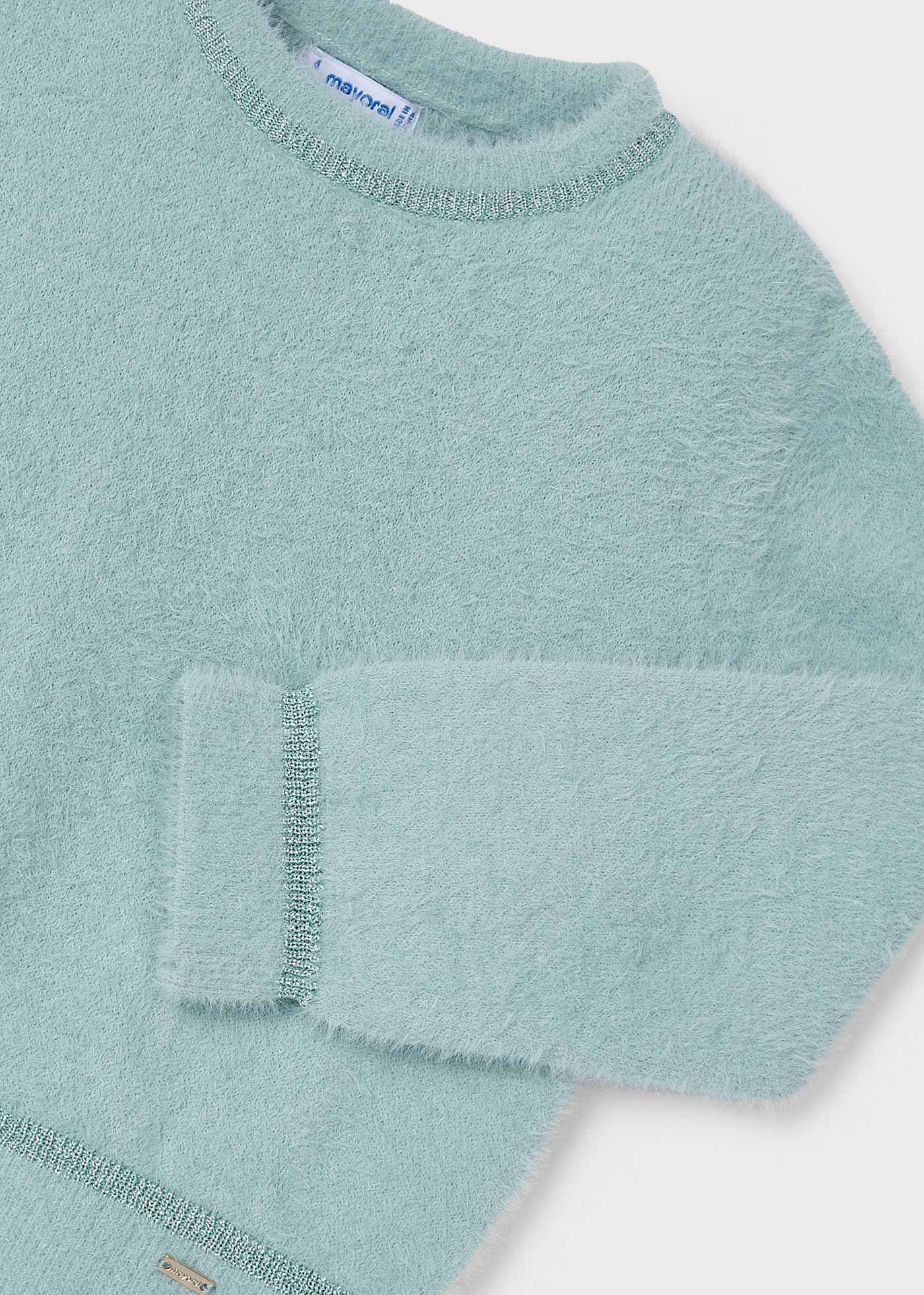 Mayoral 4353 Kız Çocuk Mint Yeşil Kazak - Riki Baby&Kids