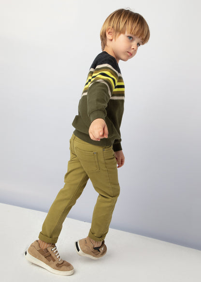 Mayoral 4539 Erkek Çocuk Slimfit Yeşil Pantolon - Riki Baby&Kids