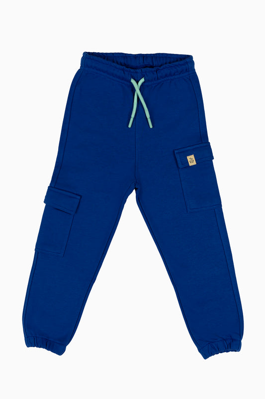 Blue Dreamy Cloud Cargo Jogger Eşofman Altı - Riki Baby&Kids