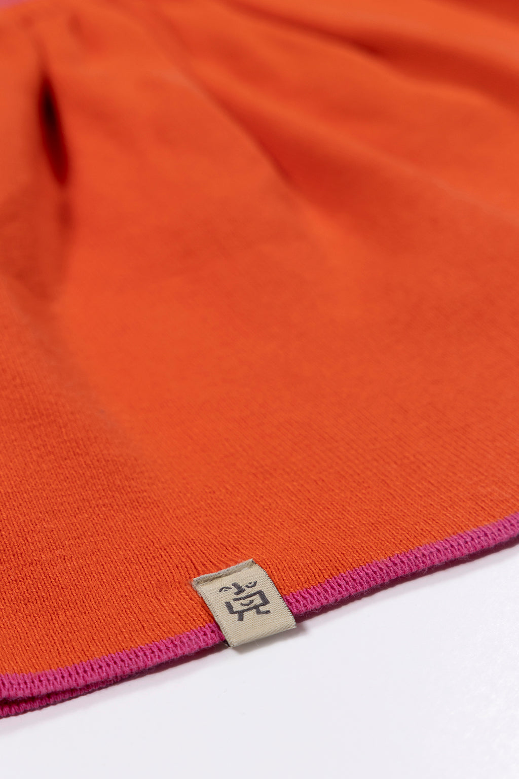 Striped Triko Etek - Turuncu