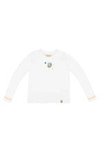 Hi Smiley Uzun Kollu T-Shirt – Beyaz