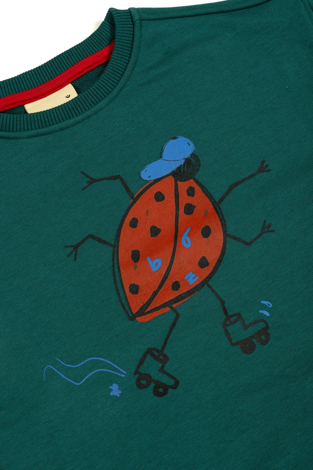 Lady Beetle Koyu Yeşil Pamuk Eşofman Takımı