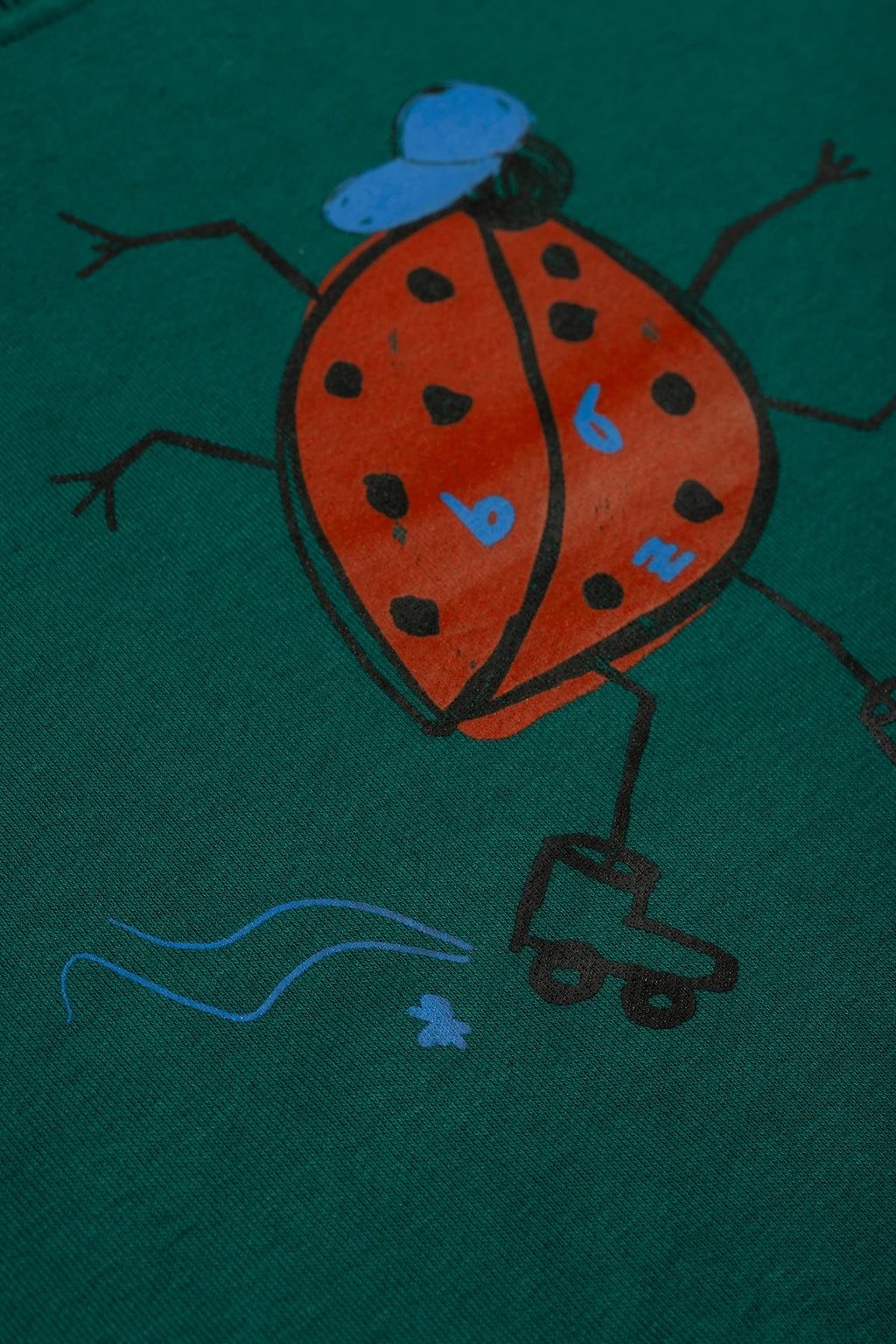 Lady Beetle Koyu Yeşil Pamuk Eşofman Takımı