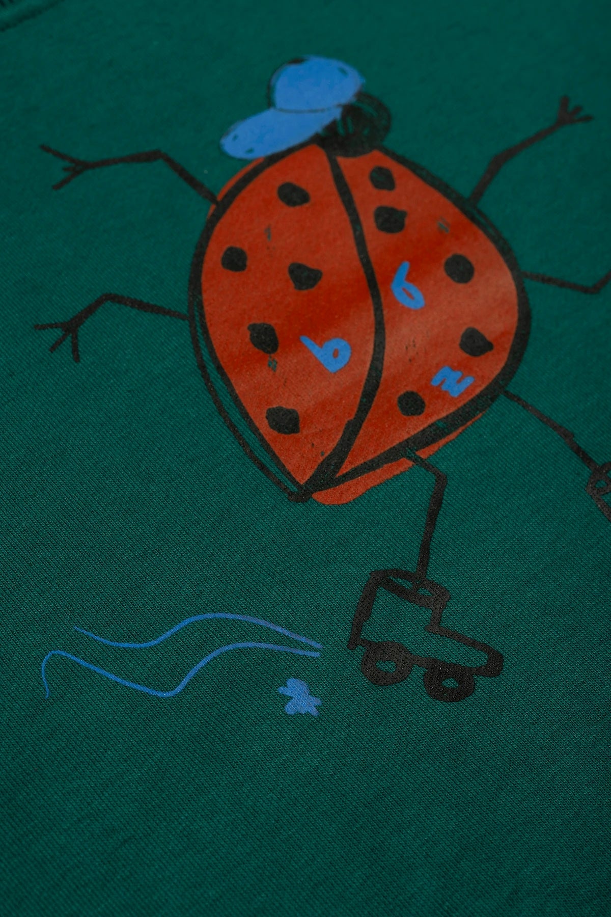Lady Beetle Koyu Yeşil Pamuk Eşofman Takımı