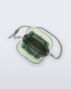 Melissa Glass Bag green - açık görünüm iç hacim