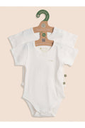 Natuline Bebek Body Organik Pamuk Kısa Kol Basic Nature Zıbın 2'li paket