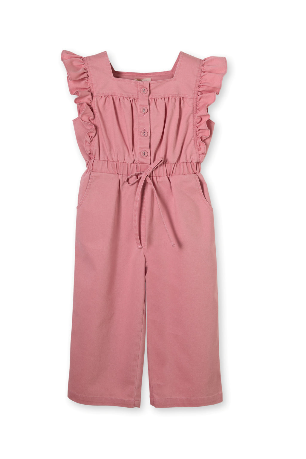 Patique Pembe Denim Tulum