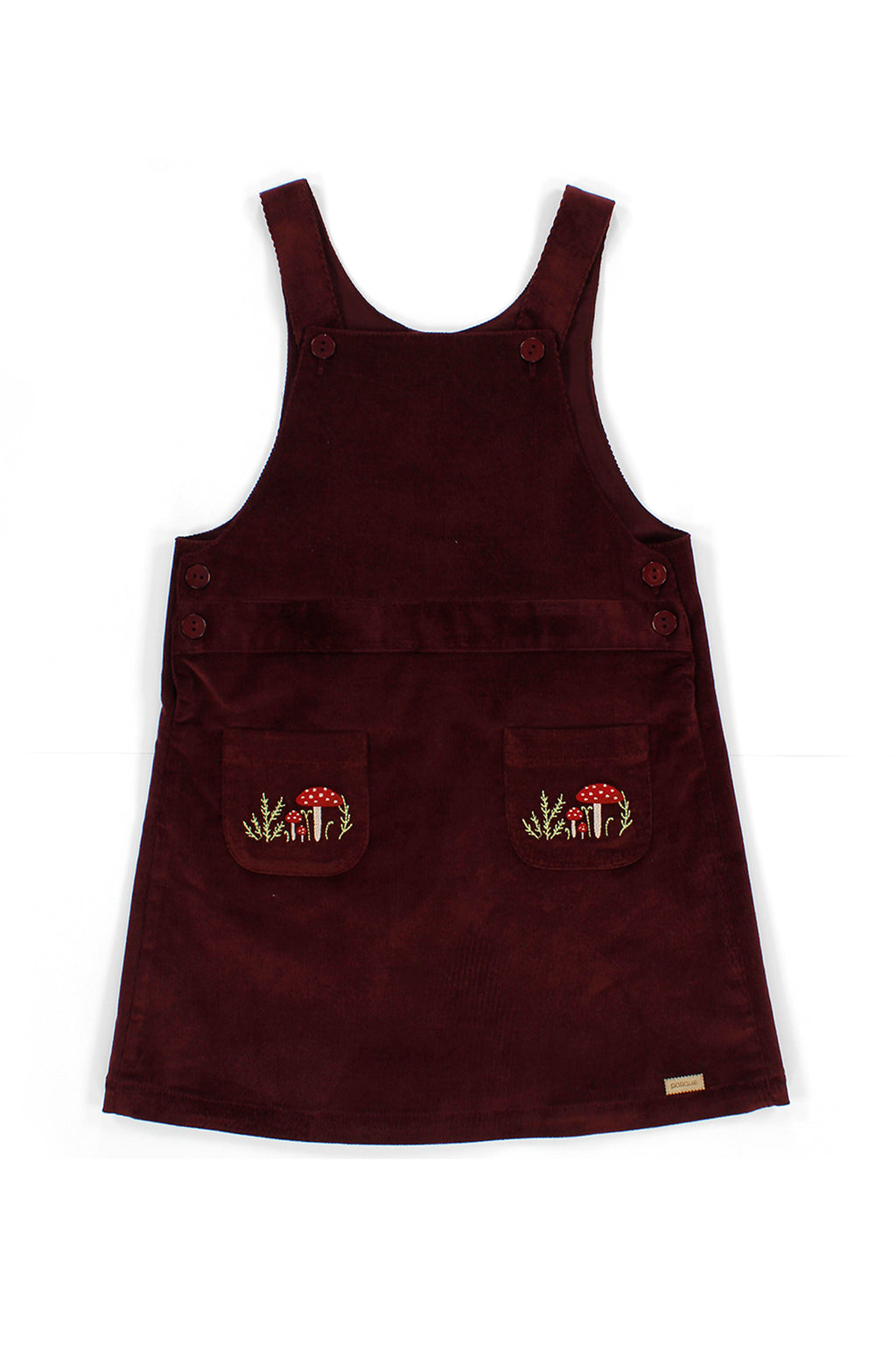 Patique Velvet Forest Bordo Jile & Çiçekli Gömlek Set (Çorap Hediyeli)