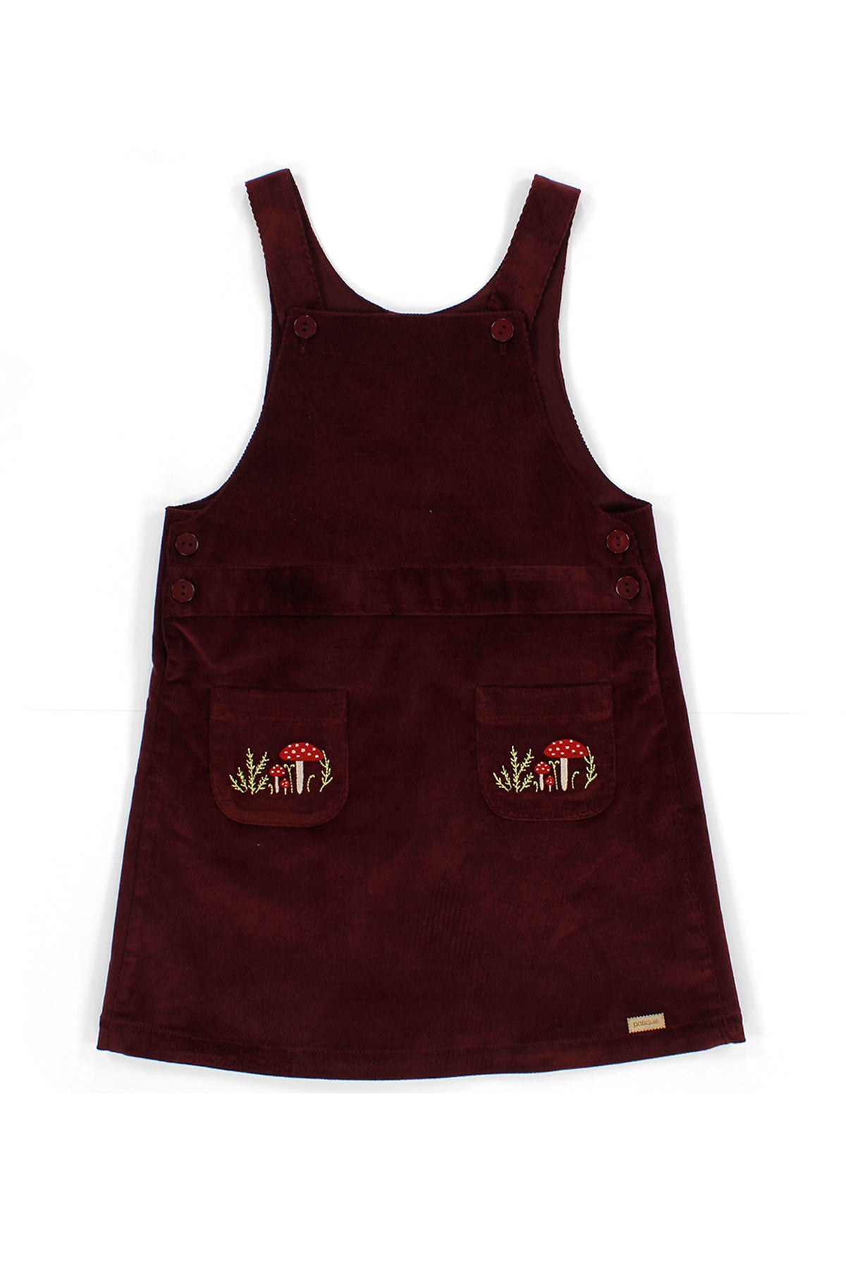 Patique Velvet Forest Bordo Jile & Çiçekli Gömlek Set (Çorap Hediyeli)