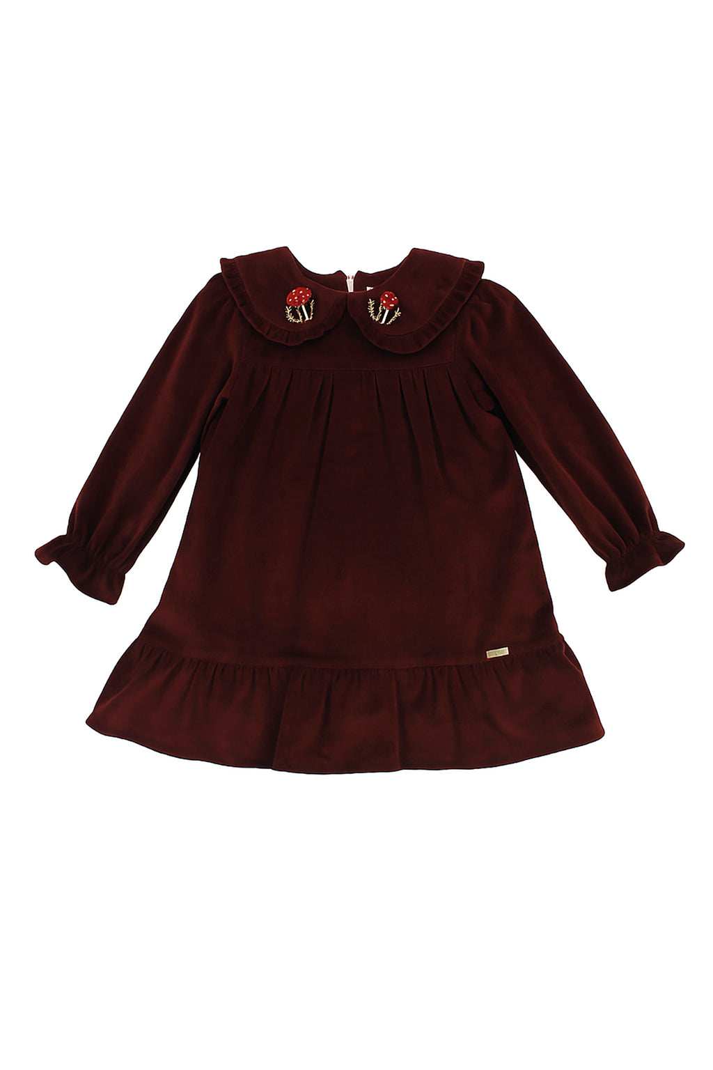 Patique Velvet Forest Dress – Kadife Yumuşak Elbise + Hediyeli Külotlu Çorap (%97 Pamuk)