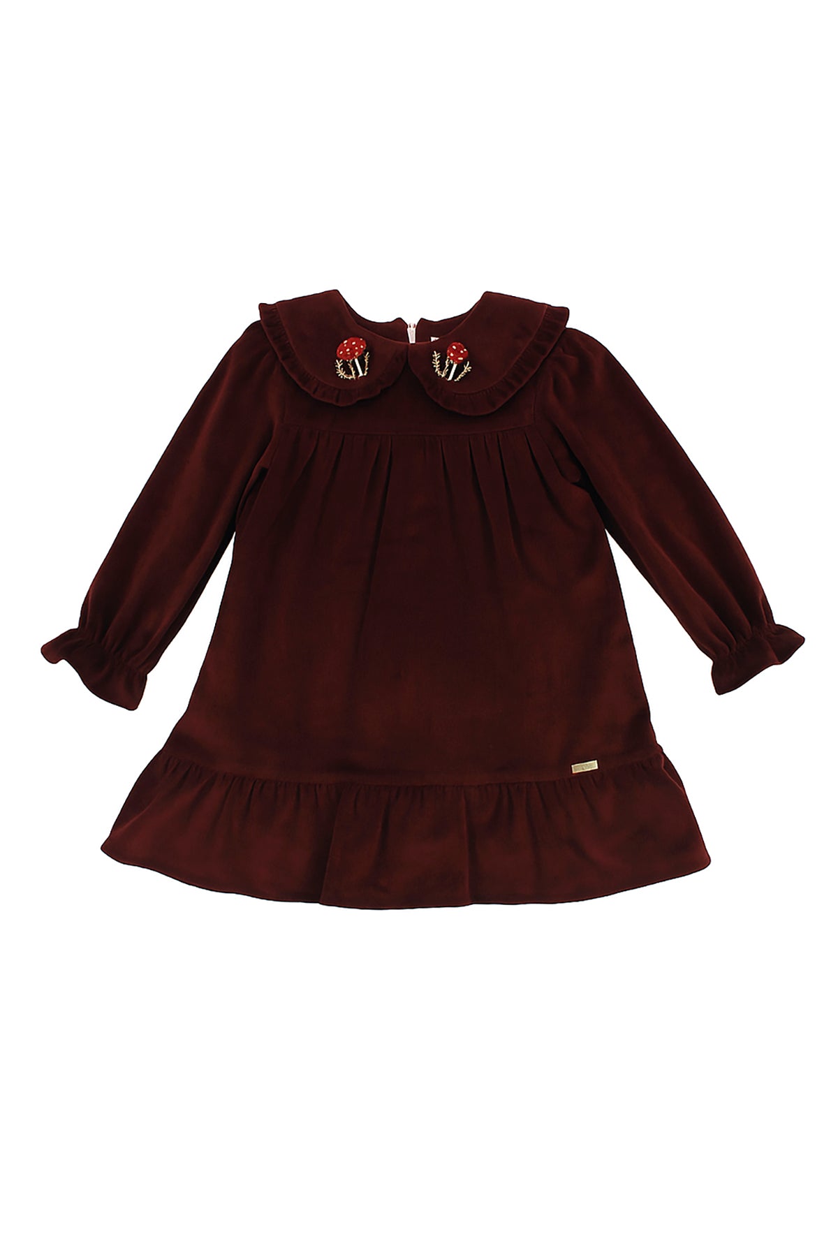 Patique Velvet Forest Dress – Kadife Yumuşak Elbise + Hediyeli Külotlu Çorap (%97 Pamuk)