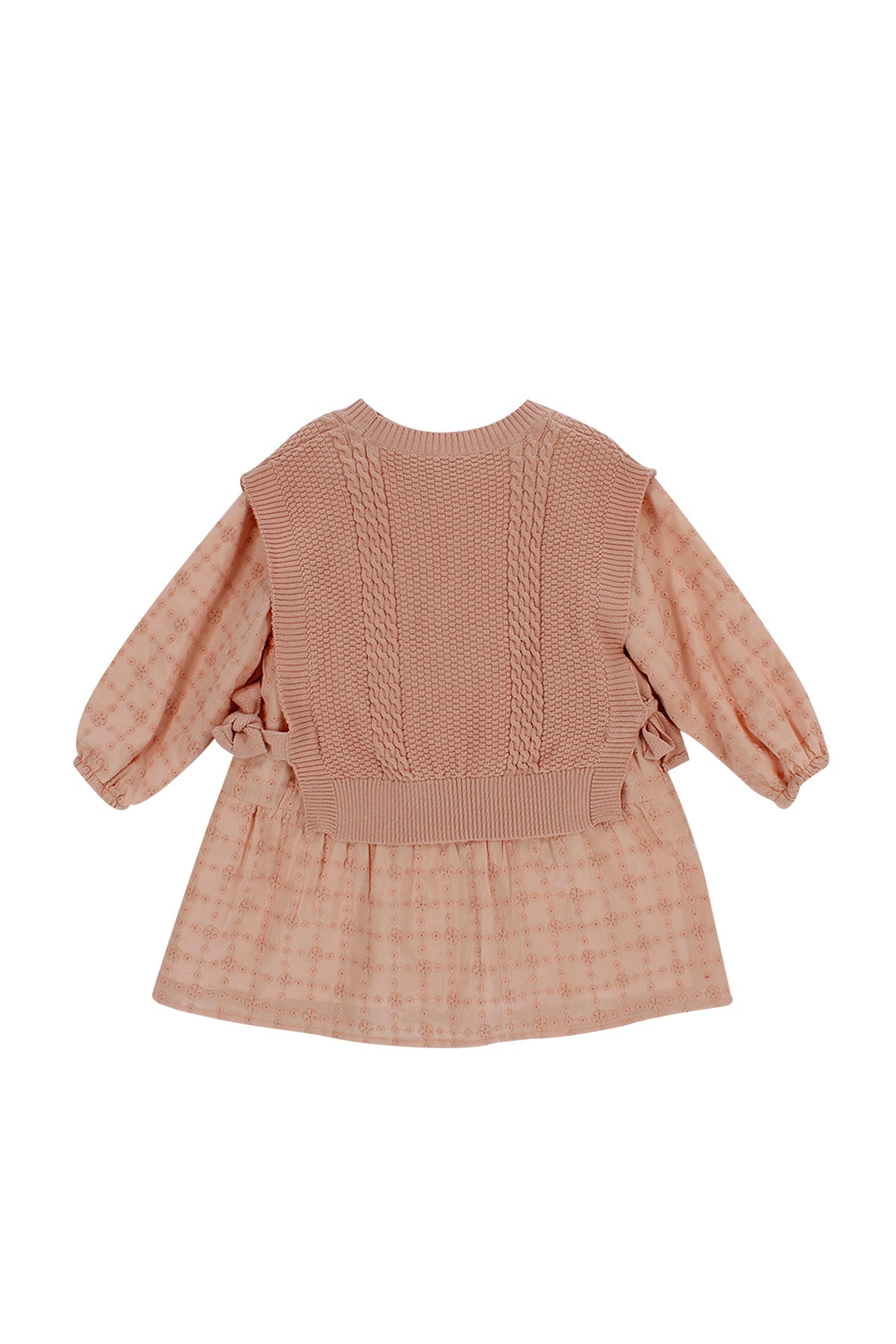 Patique Soft Knit Layer Dress – Triko Süveterli Dokulu Elbise