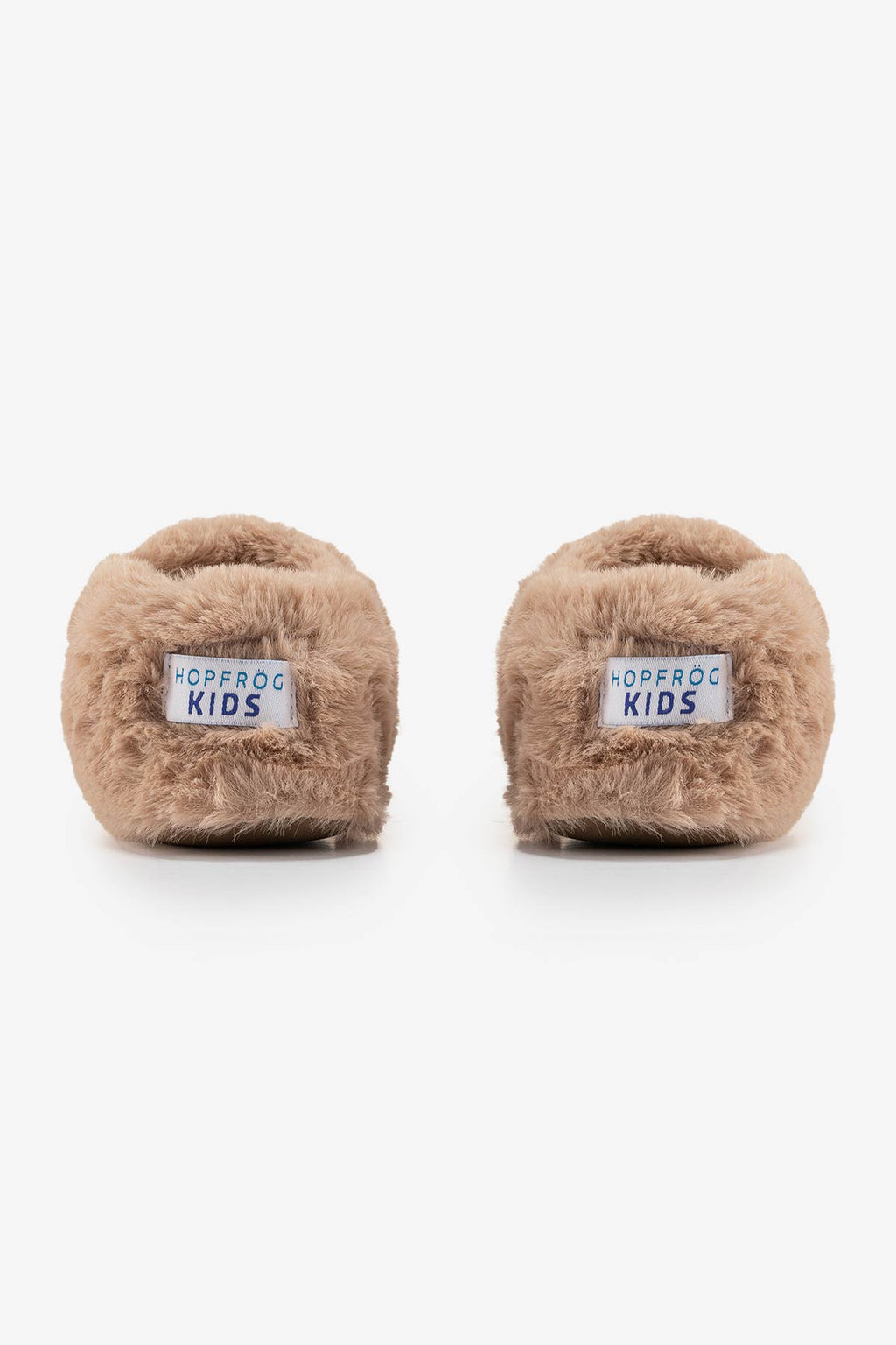 HopFrög Furry Furry Bej Kürk Barefoot Patik - Riki Baby&Kids