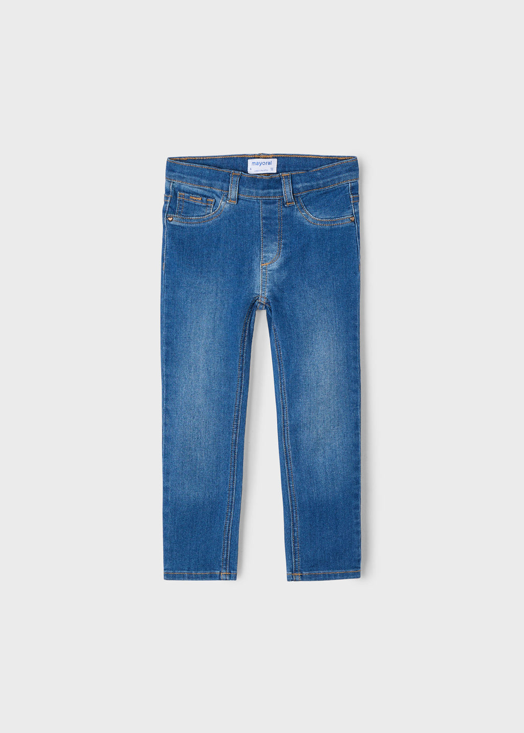 Mayoral 548 Kız Çocuk Mavi Denim Pantolon