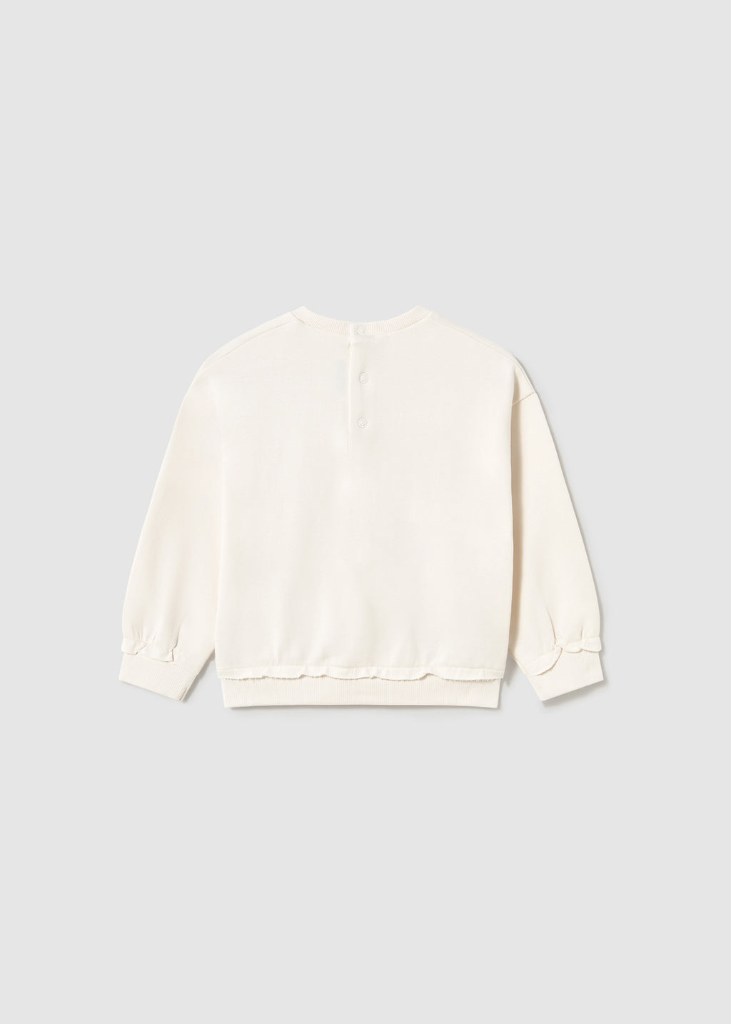 Mayoral 1459 Kız Bebek Çiçek Nakışlı Sweashirt