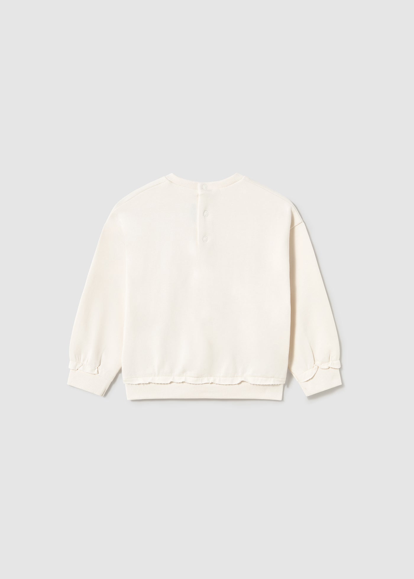Mayoral 1459 Kız Bebek Çiçek Nakışlı Sweashirt