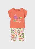 Mayoral 1738 Kız Bebek Çiçek Bahçesi Tayt Takım