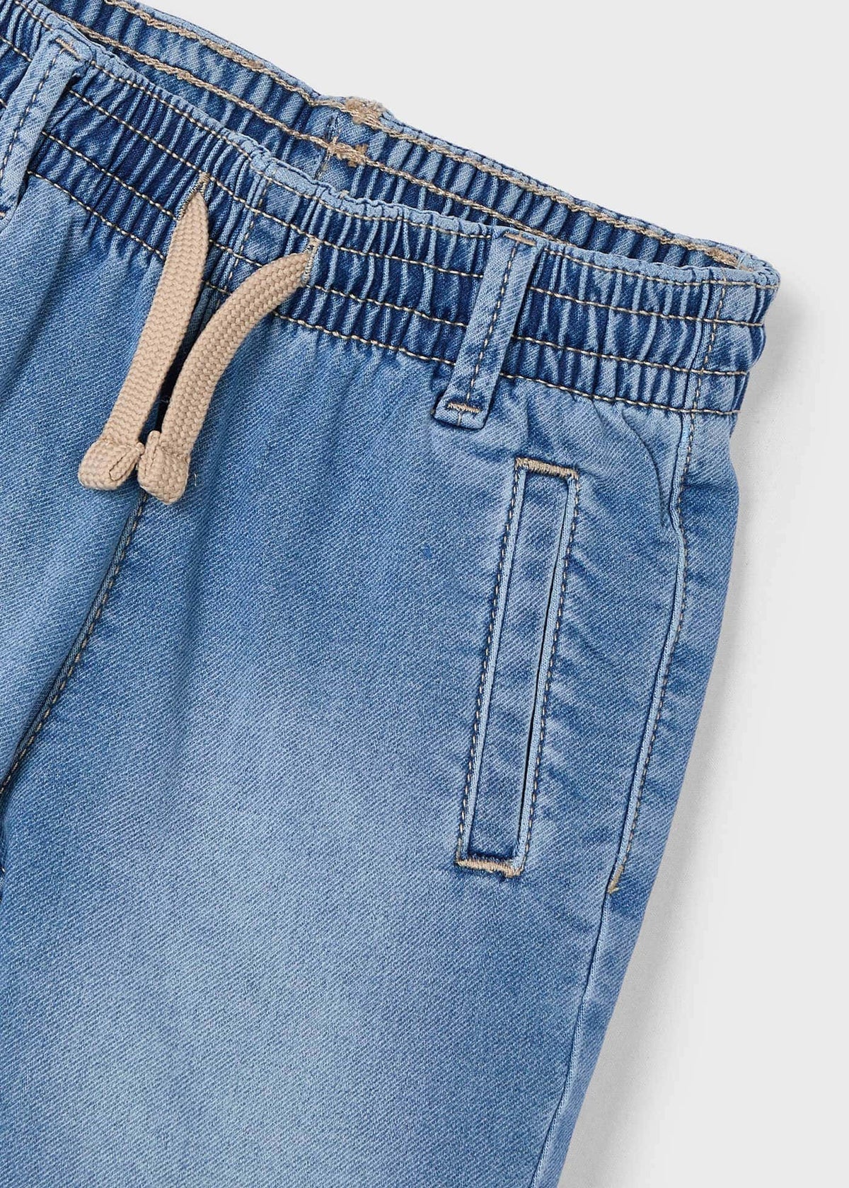 Mayoral 3222 Erkek Çocuk Yumuşak Denim Şort