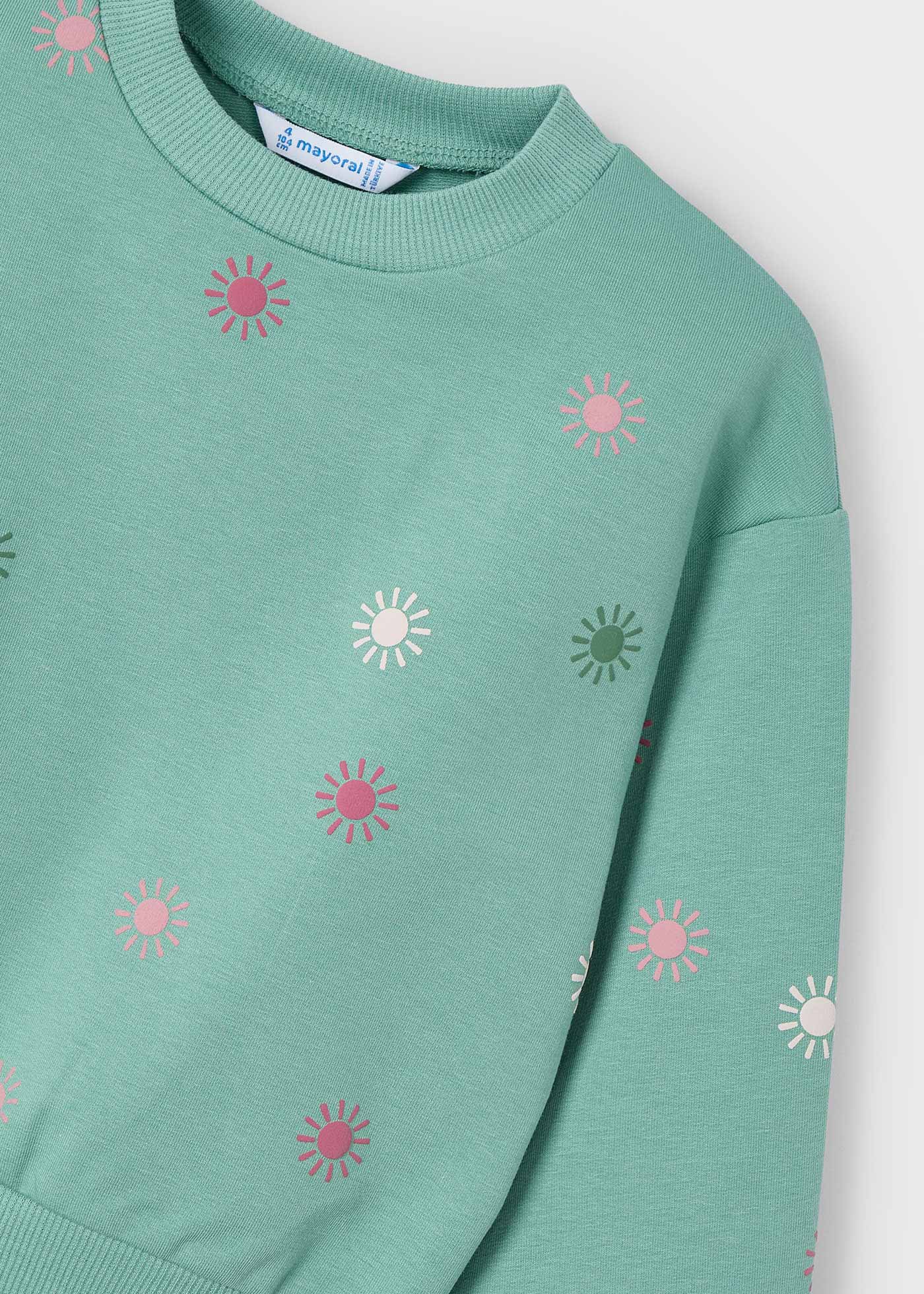 Mayoral 3402 Kız Çocuk Güneş Sweatshirt