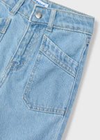 Mayoral 3554 Kız Çocuk Mom Jean Cep Detaylı