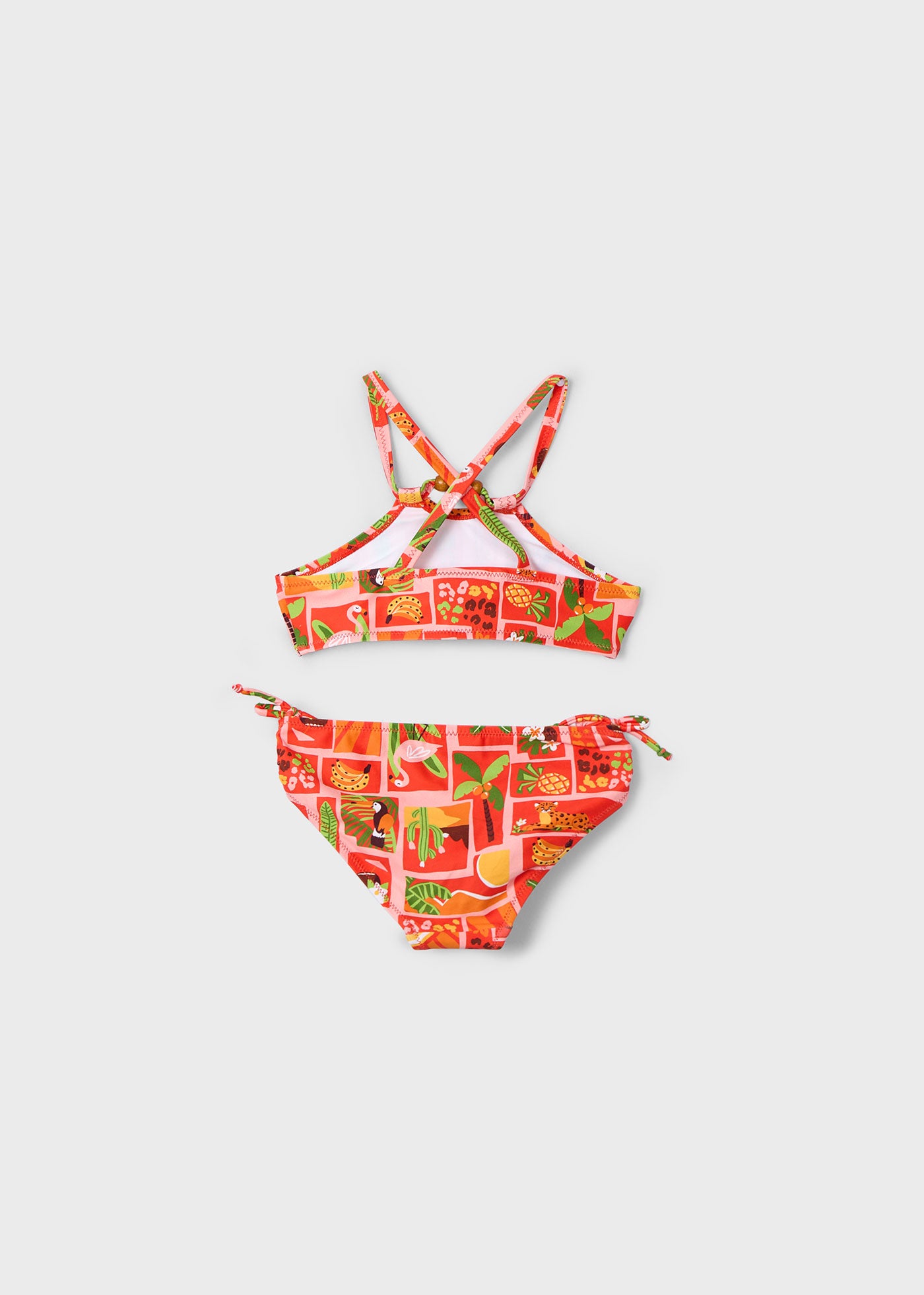 Mayoral 3715 Kız Çocuk Hawaian Boncuklu Bikini - Riki Baby&Kids