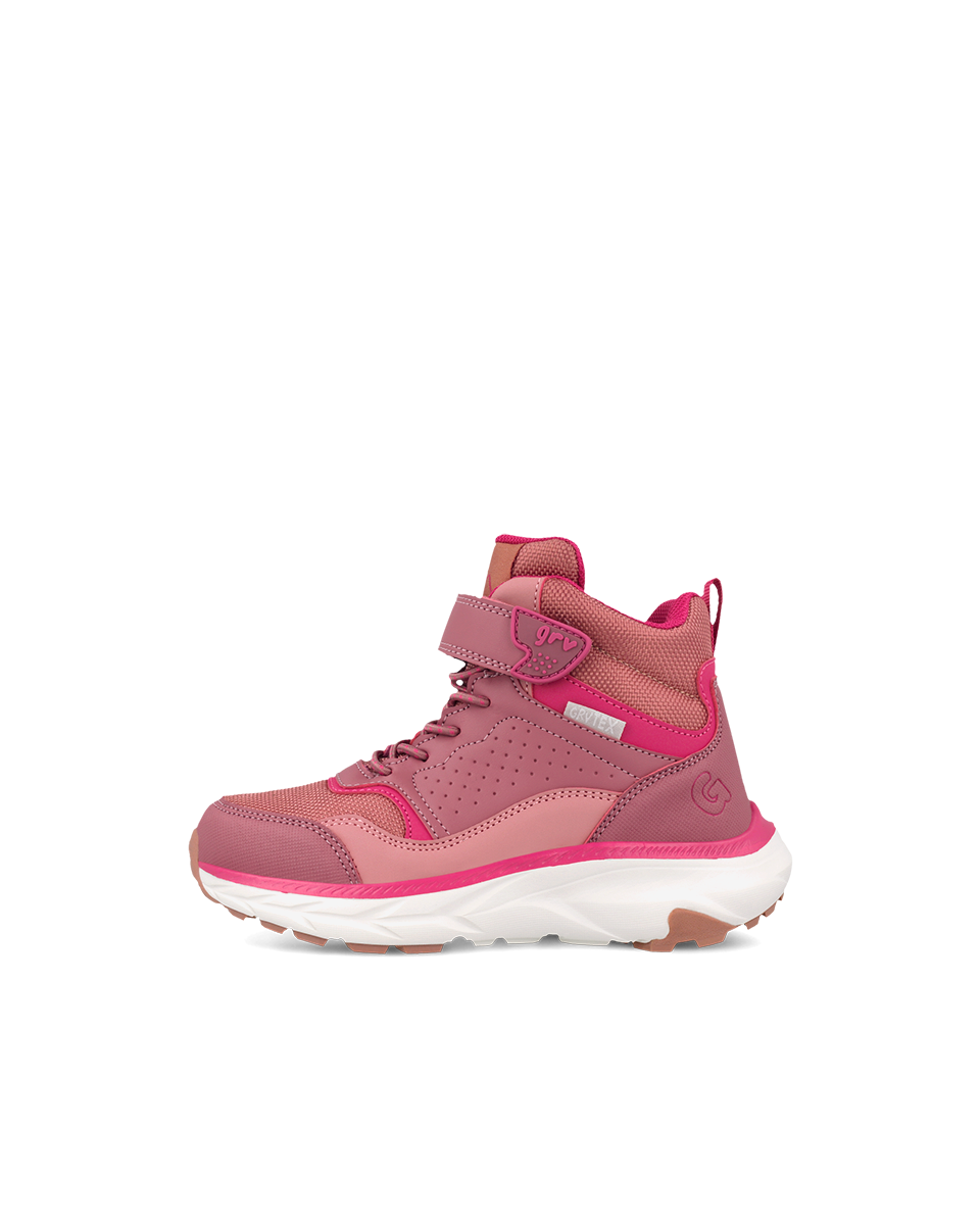 Garvalin Mountain pembe çocuk botu kaymaz taban görünümü