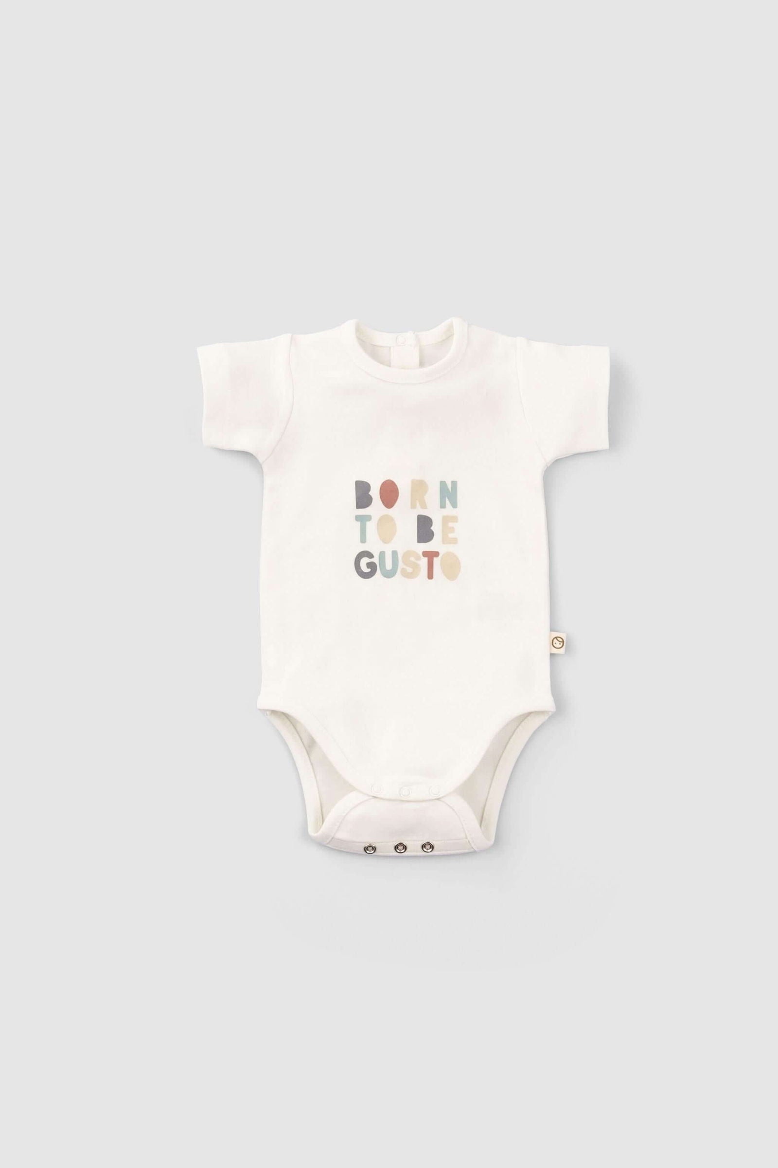 2'li Kısa Kollu Organik Pamuk Bebek Body Seti Animal Desenli - Riki Baby&Kids