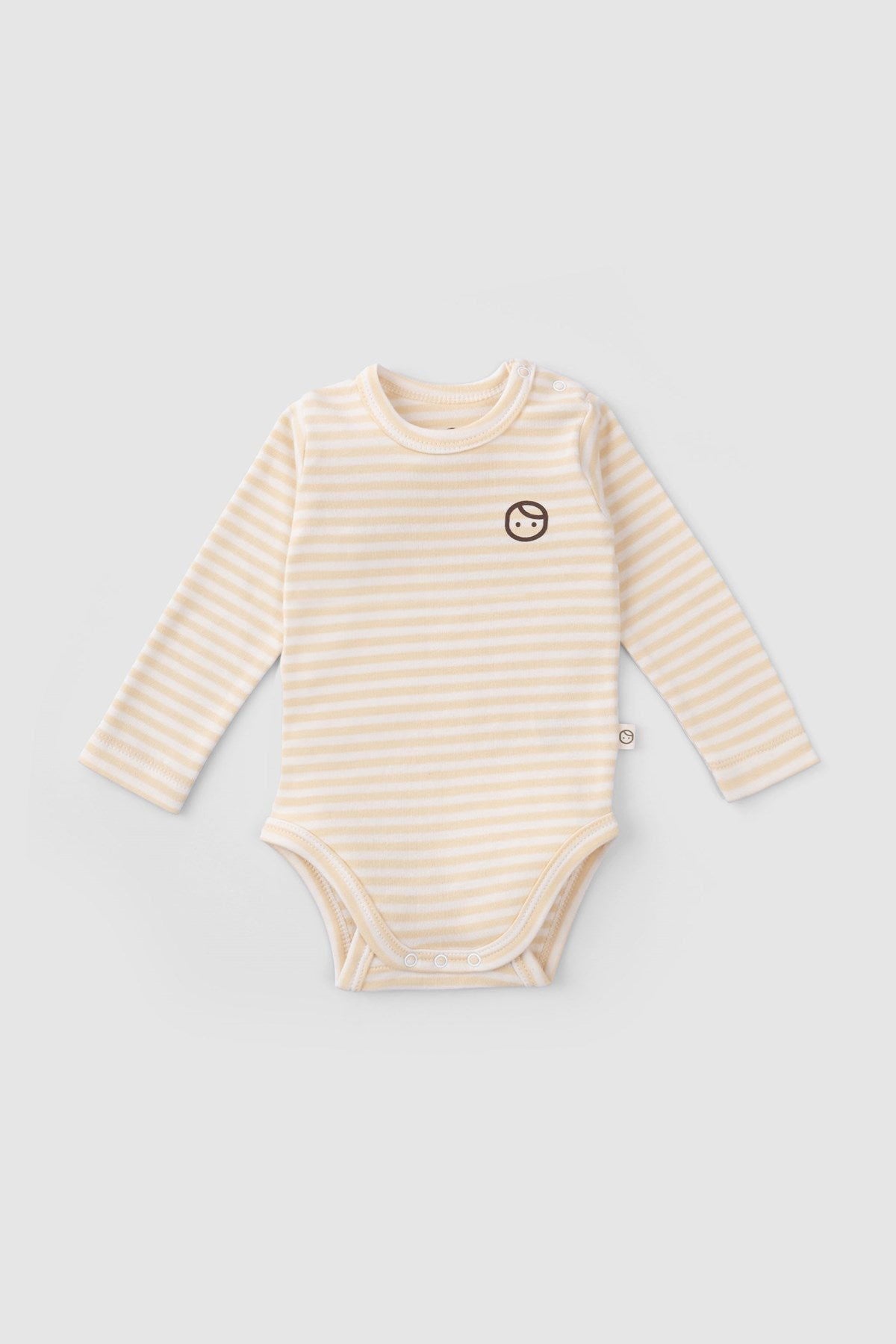 2'li Uzun Kollu Ayarlanabilir Çıtçıtlı Organik Pamuk Zıbın Playtime - Riki Baby&Kids