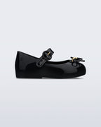 Mini Melissa Sweet Love siyah velcro cırt cırtlı kayış detay