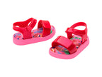 Mini Melissa Baby Jump Print Kirmizi Kız Bebek & Çocuk Sandaleti | 21-27 Numara | EVA Taban | İkonik Kokulu