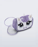Mini Melissa unicorn lila çanta ayarlanabilir askı detayı