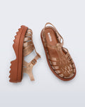 Melissa Possession Platform II ayarlanabilir bilek kayışlı platform transparan sandalet önden görünüm