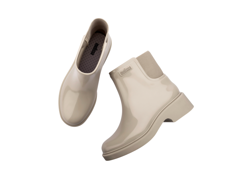 Bej Melissa Chelsea Boot, kadın botu, üstten görünüm