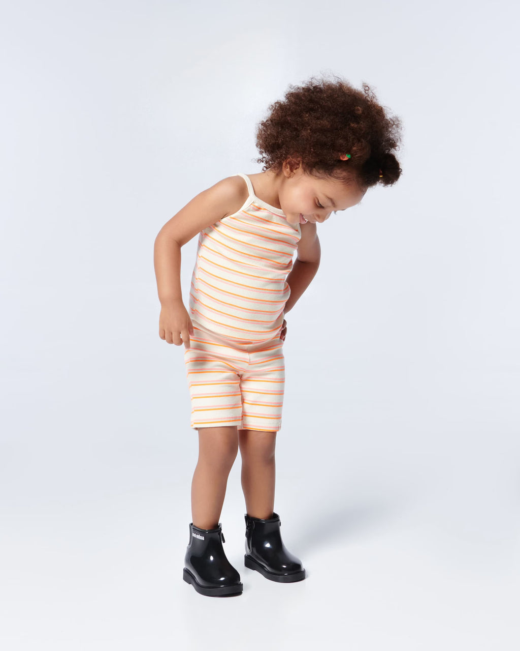Mini Melissa Chelsea Boot II Fermuarlı Siyah Kız Bebek & Çocuk Bot | 22-30 Numara | İkonik Kokulu