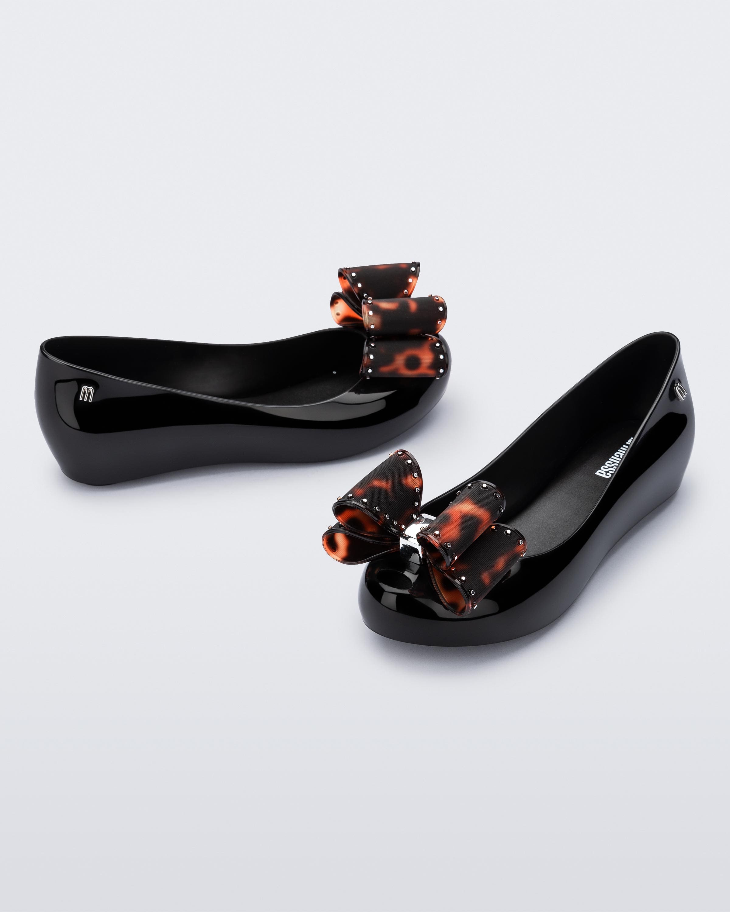 Melissa Ultragirl Bow tortoise - çift ayakkabı perspektif görünümü
