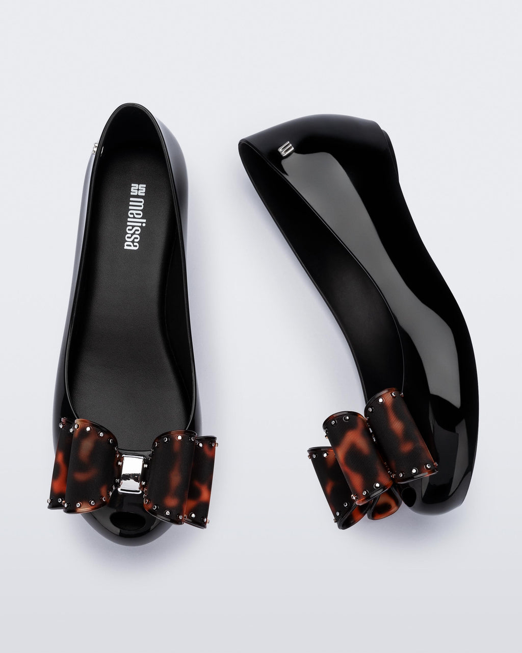 Melissa Ultragirl Bow tortoise - perspektif çift ayakkabı üstten görünüm
