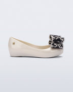 mini melissa classic bow siyah desenli fiyonk detay