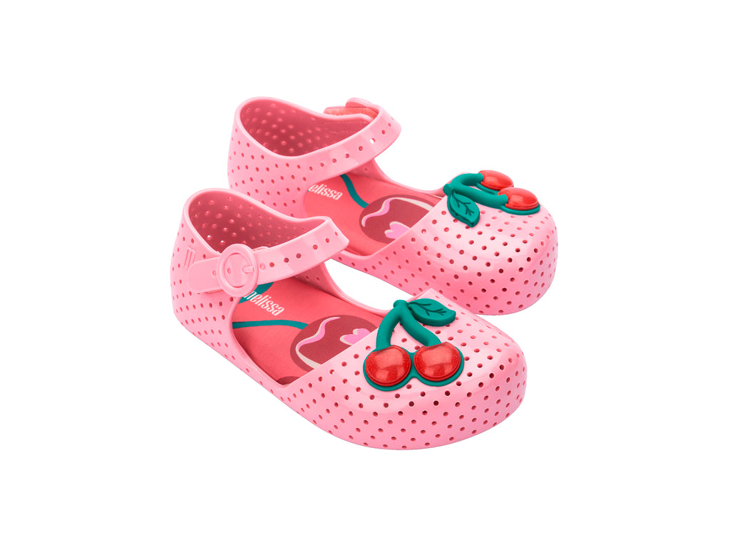 Mini Melissa Furadinha Pop Pembe Ayakkabı