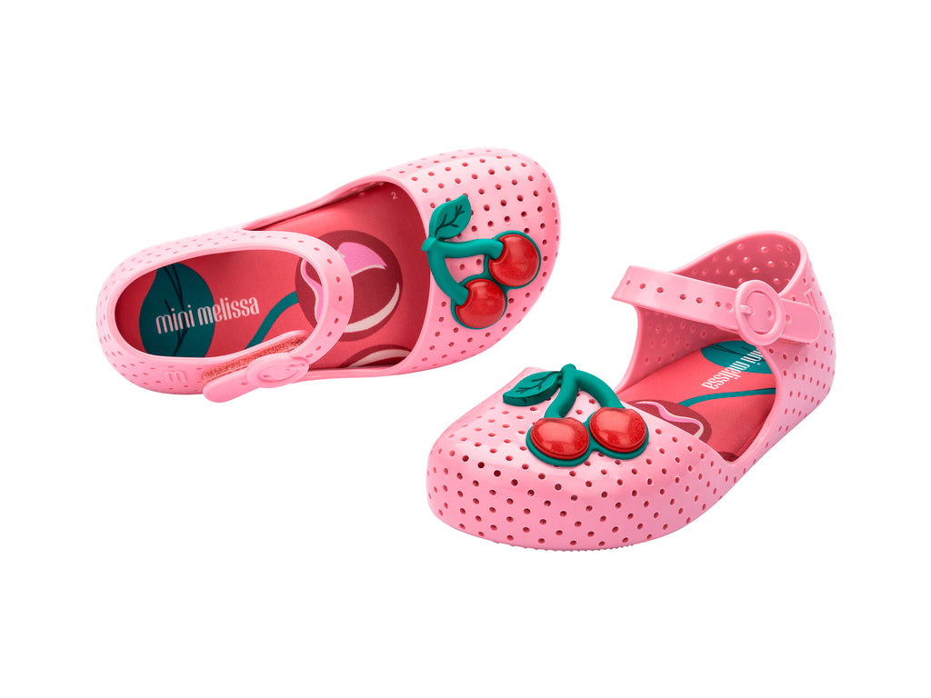 Mini Melissa Furadinha Pop Pembe Ayakkabı