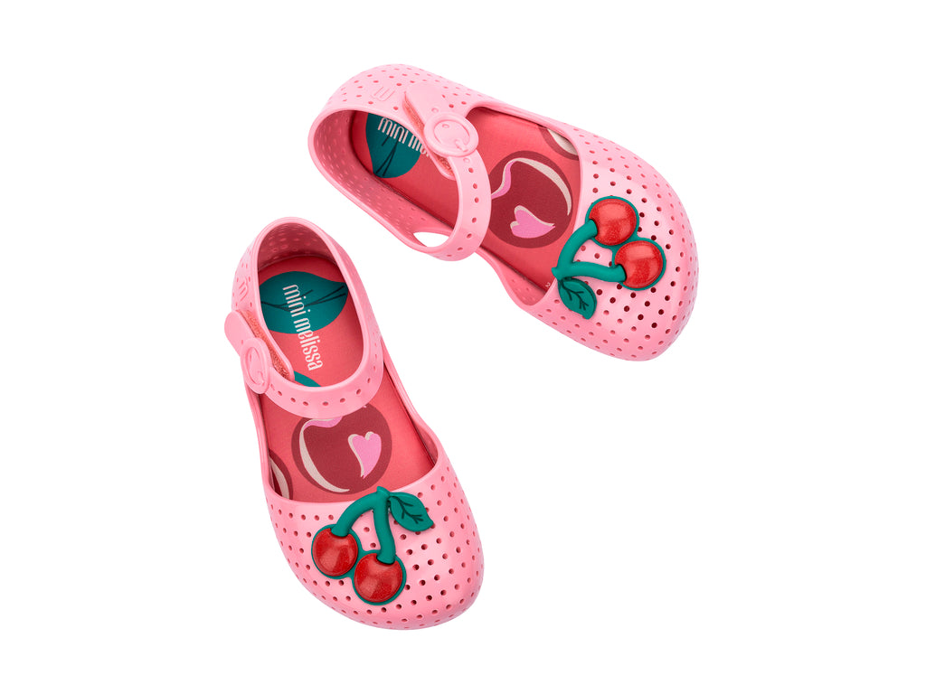 Mini Melissa Furadinha Pop Pembe Ayakkabı